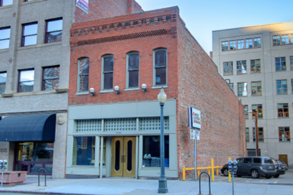 A recently renovated commercial property in downtown Denver.